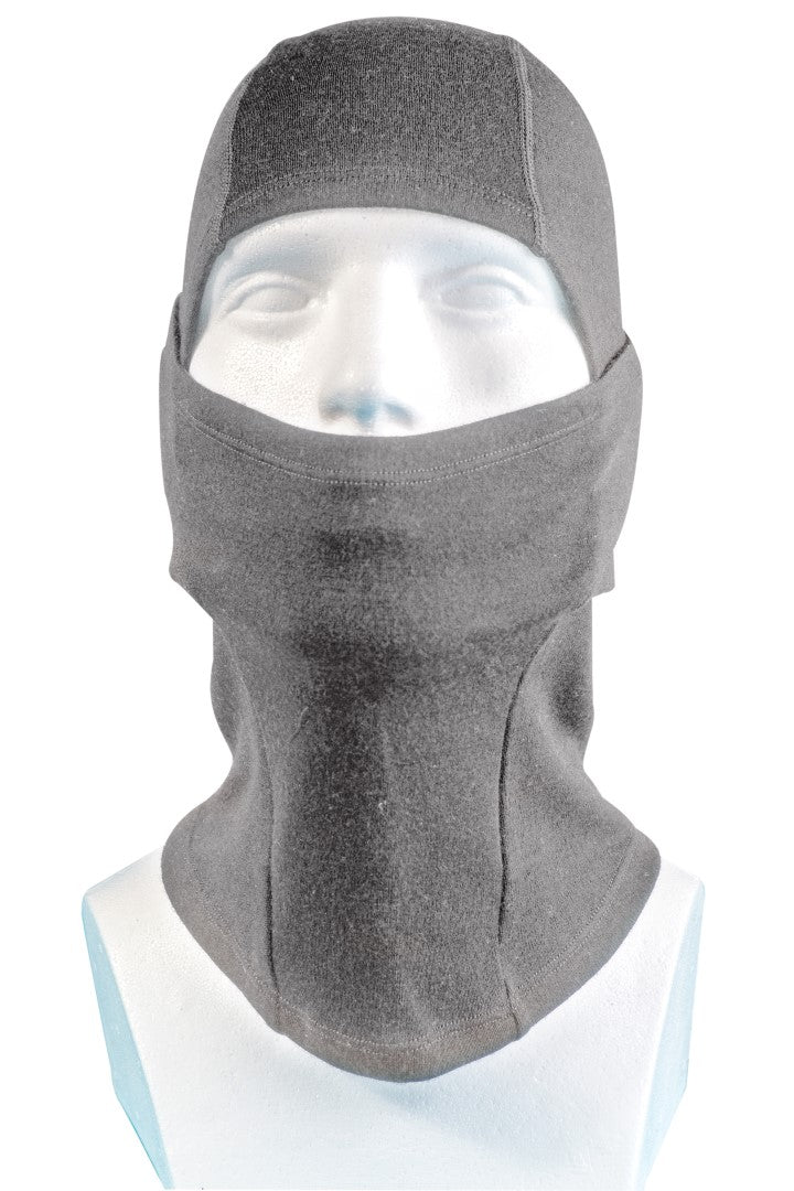 grey merino balaclava
