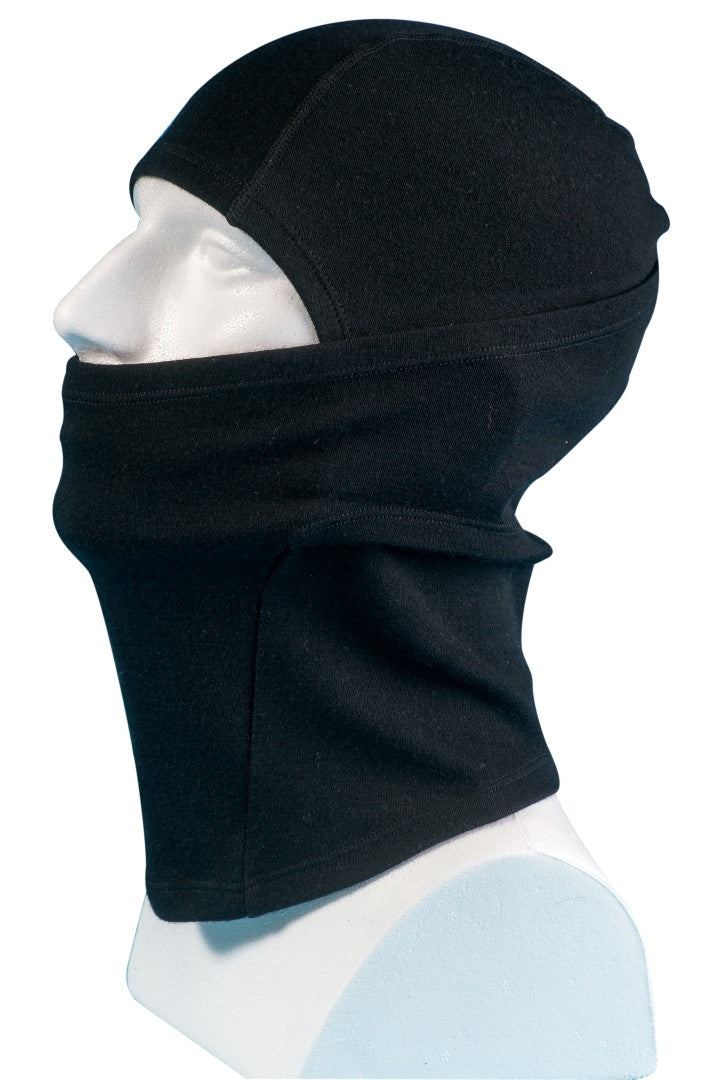 black merino balaclava