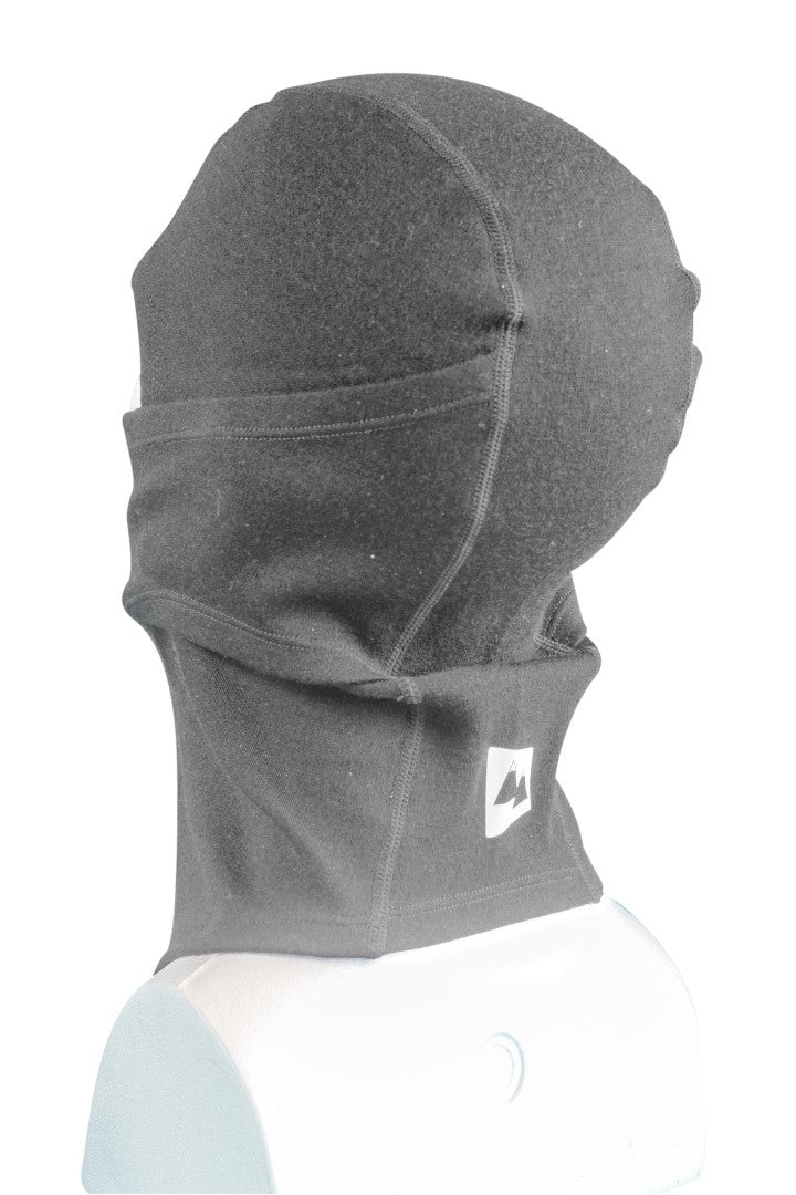 grey merino balaclava