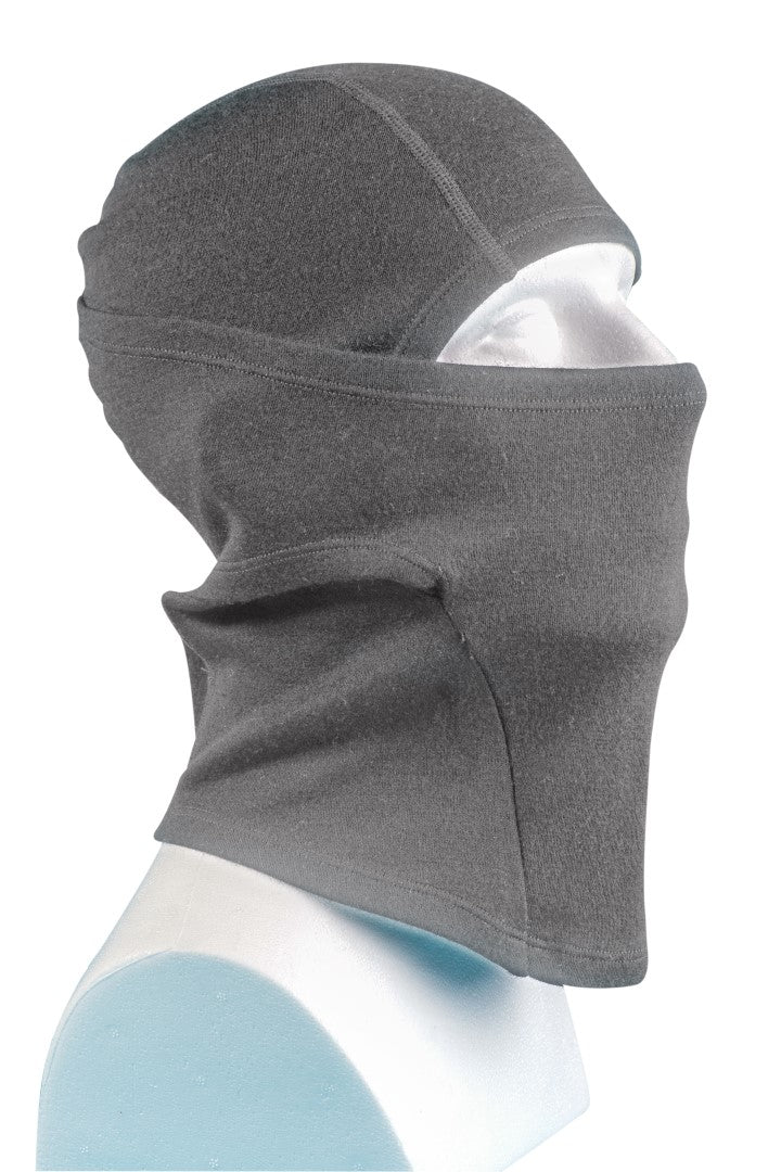 grey merino balaclava