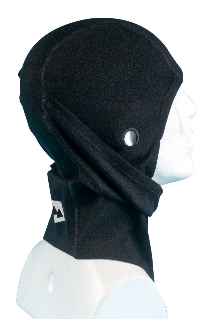 black merino balaclava