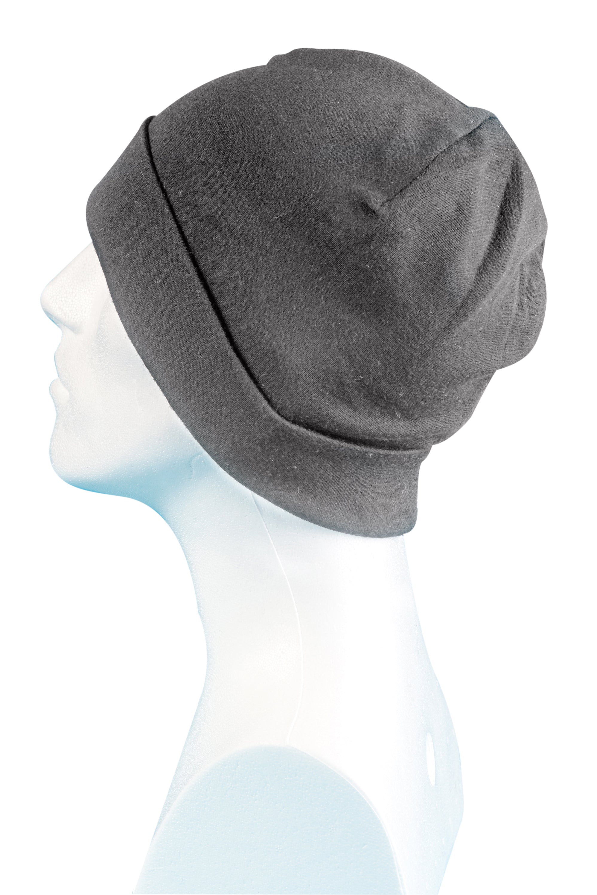 grey merino beanie