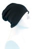 black merino beanie