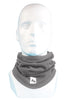 grey merino neck warmer