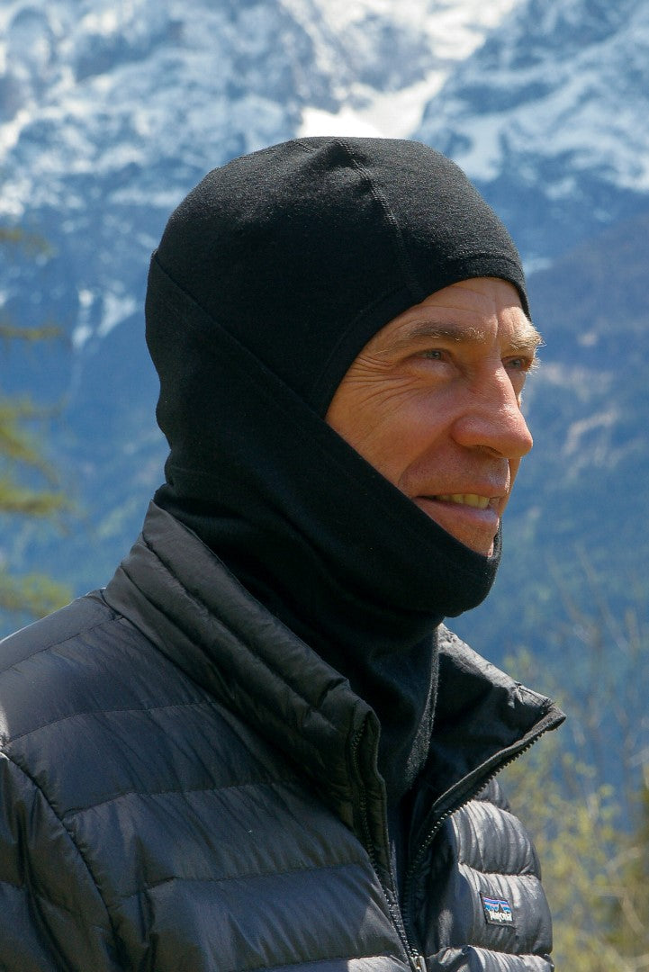 black merino balaclava