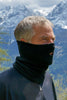 black merino neck warmer