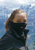 black merino neck warmer