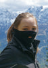 black merino neck warmer