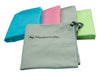 grey microfibre towel set