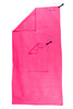 pink microfibre towel set