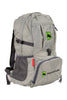 grey folding backpack