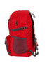 red folding backpack