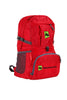 red folding backpack